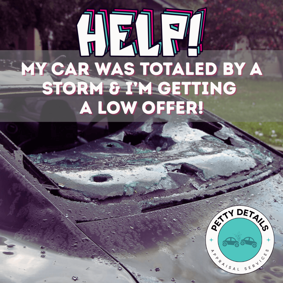 My car was totaled by a hail storm!